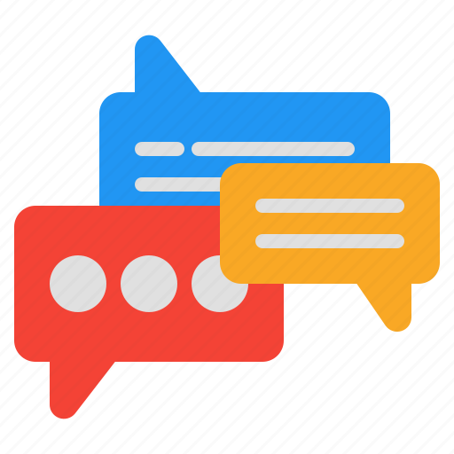 Chat, balloons, message, communication, interaction, bubble, talk icon - Download on Iconfinder