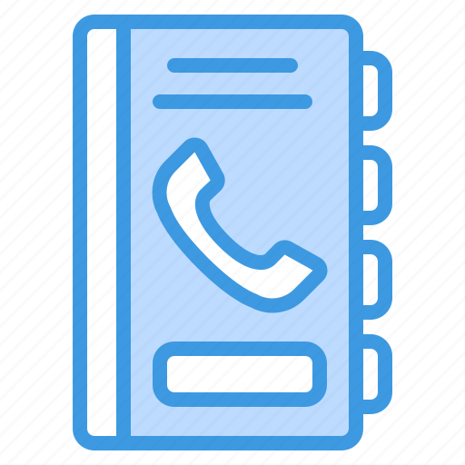 Contact, book, phone, telephone, call, communication, interaction icon - Download on Iconfinder