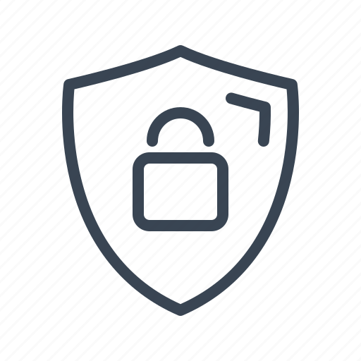 Privacy, security, shield, lock icon - Download on Iconfinder