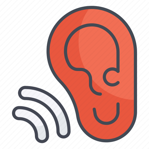 Ear, sound, deaf, head, problem icon - Download on Iconfinder