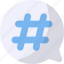 hashtag, sign, social media, topic, network, tag 