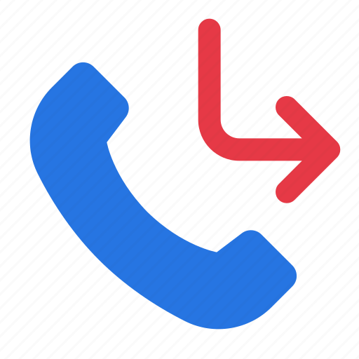 Call, forwarding, telephone, communications, phone, receiver, diversion icon - Download on Iconfinder
