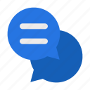 chat, bubble, conversation, communications, dialog