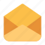 letter, open, email, envelope, message, communications, mail 