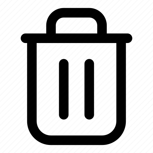 Delete, uninstall, garbage, bin, rubbish, trash icon - Download on Iconfinder