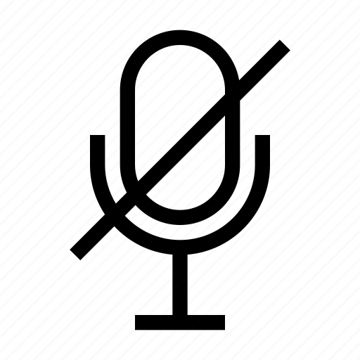 Microphone, communication, audio, mic, silent icon - Download on Iconfinder