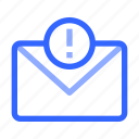mail, warning, email, communication, business