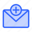 mail, add, email, communication, business 