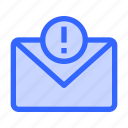 mail, warning, email, communication, business