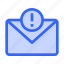 mail, warning, email, communication, business 
