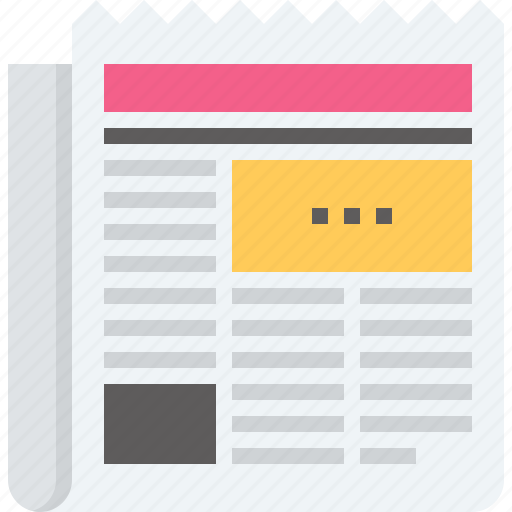 Media, news, newsletter, newspaper, paper, press, release icon - Download on Iconfinder