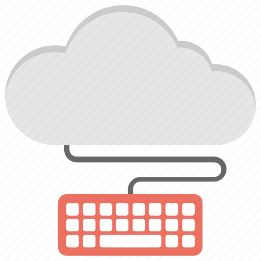 Cloud computing, cloud development, cloud keyboard, connect to cloud, keyboard icon - Download on Iconfinder