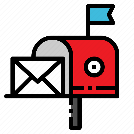 Email, flag, mail, mailbox, send icon - Download on Iconfinder