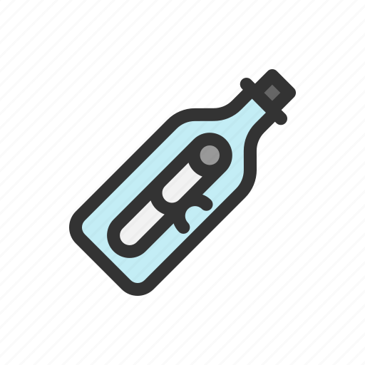 Bottle, message, message in the bottle, mitb icon - Download on Iconfinder