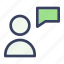 message, user, inbox, chat, communication 