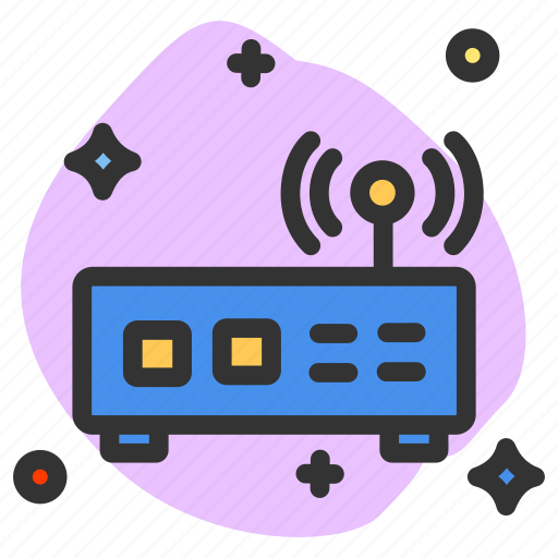Communication, modem, router, transmitter, wifi, network, wireless icon - Download on Iconfinder