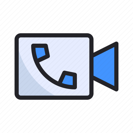 Call, camera, communication, media, record, talk, video icon - Download on Iconfinder