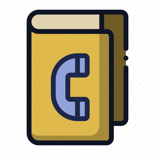 Telephone, phone, contact, book, directory icon - Download on Iconfinder