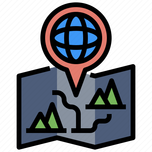 Geography, geolocalization, gps, navigation, smartphone icon - Download on Iconfinder