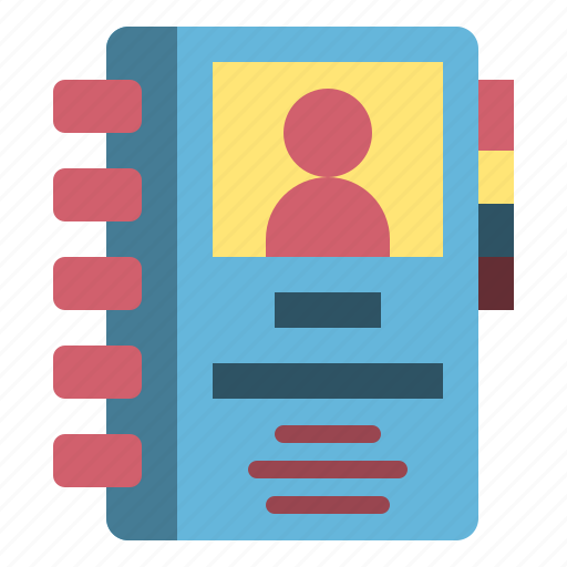 Communication, contactbook, contact, book, list, contactlist icon - Download on Iconfinder