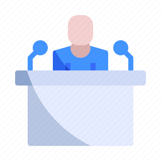 Communication, conference, man, people, person, presentation, speech icon - Download on Iconfinder