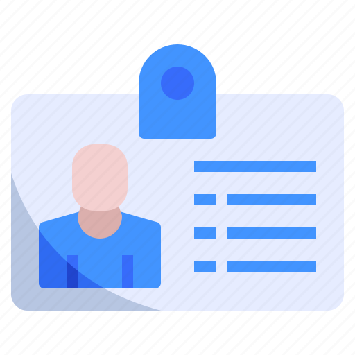 Card, communication, company, id, identity, office, person icon - Download on Iconfinder