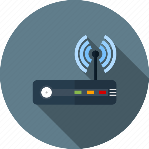 Antenna, connection, hardware, internet, modem, router, signals icon - Download on Iconfinder