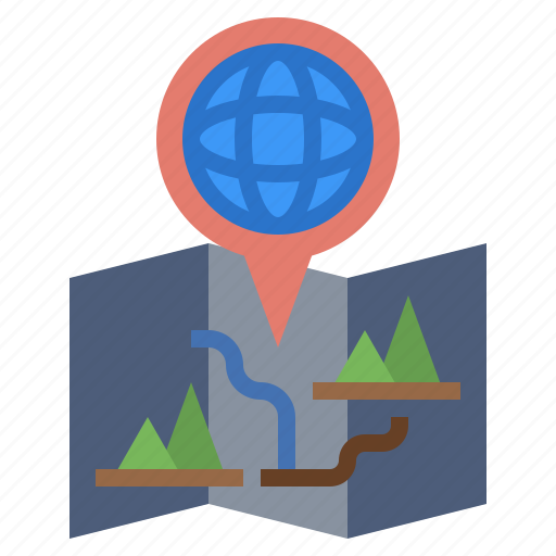 Geography, geolocalization, gps, navigation, smartphone icon - Download on Iconfinder