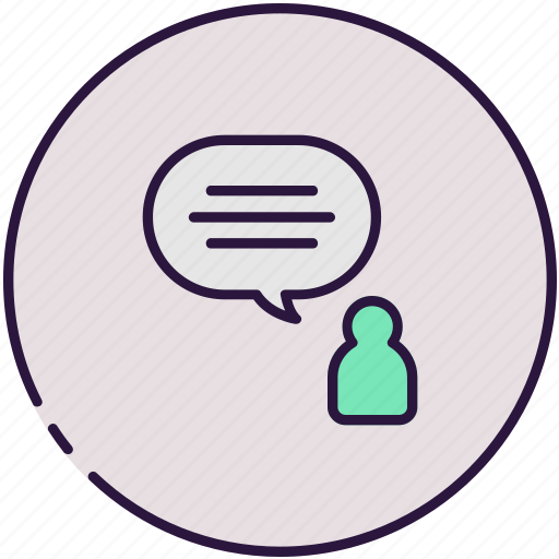 Personal, talk, communication icon - Download on Iconfinder