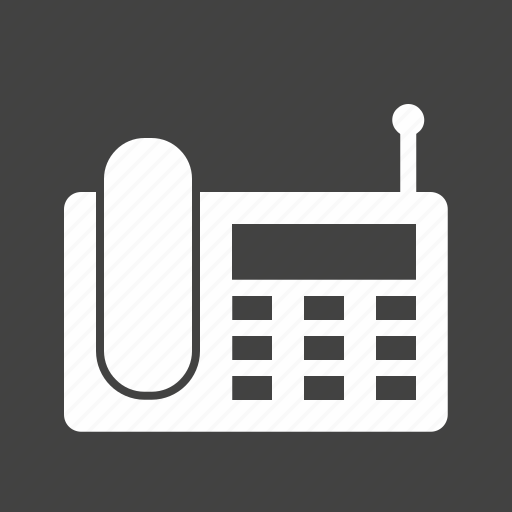Buttons, communication, cordless, cradle, office, phone, screen icon - Download on Iconfinder