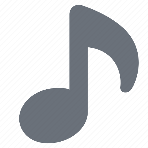 Audio, music, music note, musical note, pika, simple icon - Download on Iconfinder