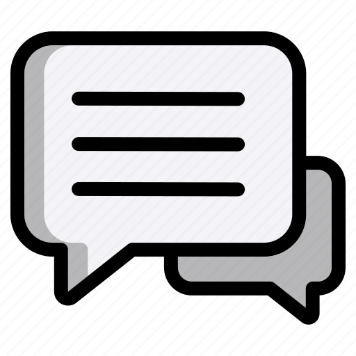 Chat, message, communication, bubble, talk, conversation, speech icon - Download on Iconfinder