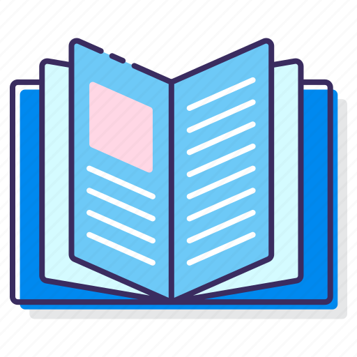 Book, booklet, newspaper, open, open book, textbook icon - Download on Iconfinder