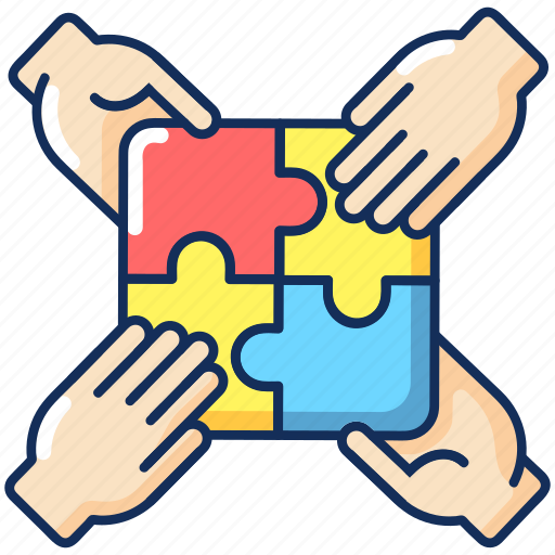 Cooperation, team building, teamwork, coworking icon - Download on Iconfinder