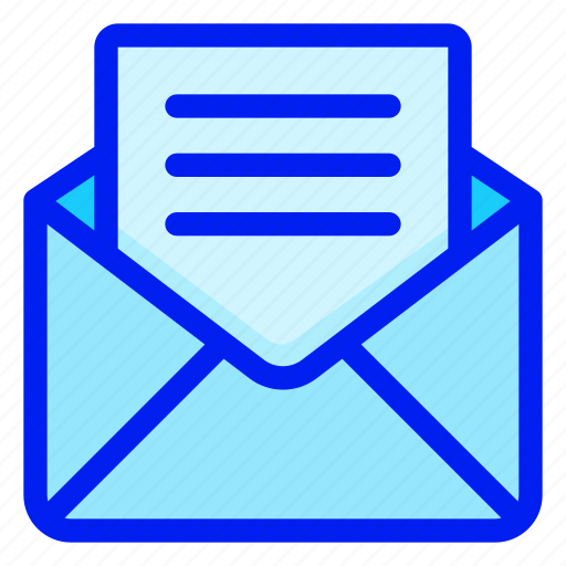 Open, email, mail, communications, letter icon - Download on Iconfinder
