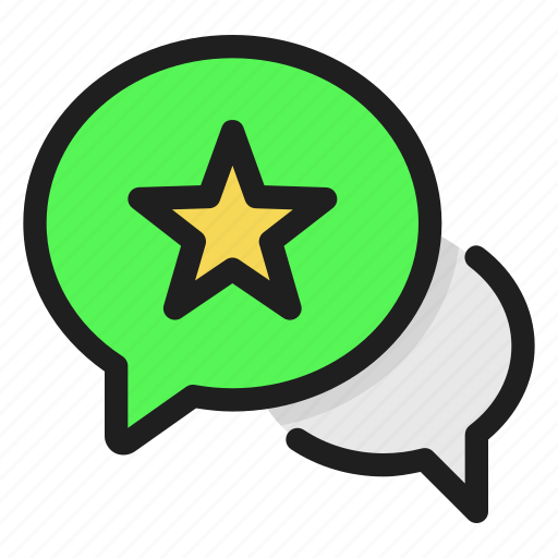 Chat, rating, favourite, communications icon - Download on Iconfinder