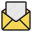 email, open, letter, communications, message 