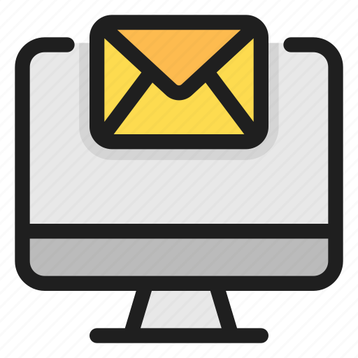 Email, mail, monitor, message, letter icon - Download on Iconfinder