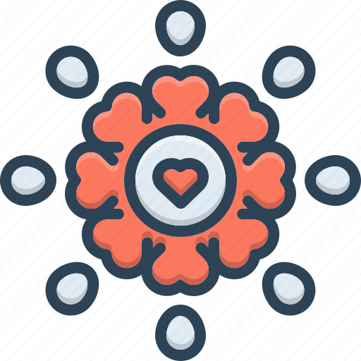 Caring, care, protection, safety, heart, connected, supervision icon - Download on Iconfinder