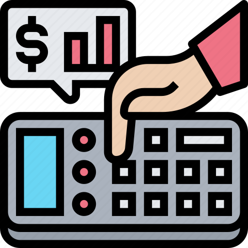 Budget, calculator, computing, business, transaction icon - Download on Iconfinder