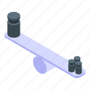 weight, comparison, isometric