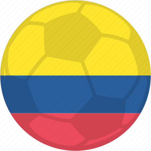 Columbia, olympic games, soccer, tournament icon