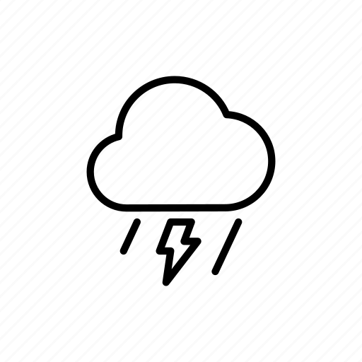 Storm, weather, cloud, rain, forecast, thunder, wet icon - Download on Iconfinder