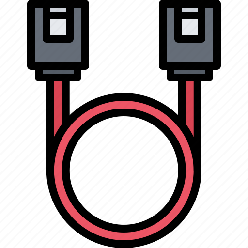 Cable, computer, electronics, microelectronics, repair, sata icon - Download on Iconfinder