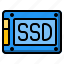 computer, electronics, hardware, solid state drive, ssd, storage, technology 