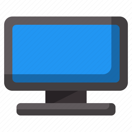 Computer, electronics, monitor, pc, screen, technology, television icon - Download on Iconfinder