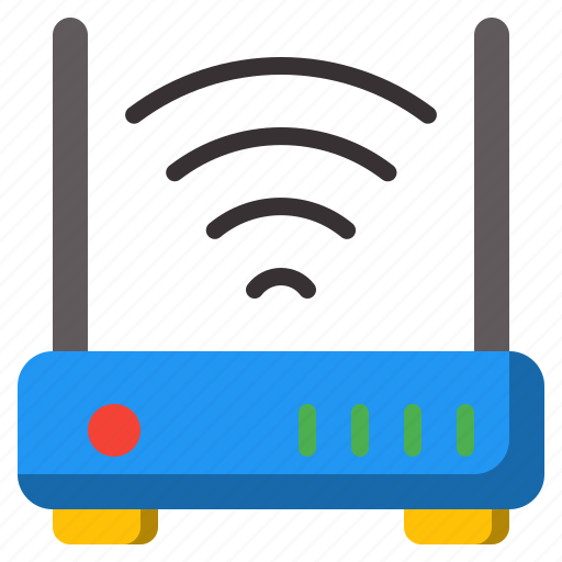 Communication, connection, electronics, modem, technology, wifi, wireless router icon - Download on Iconfinder