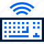 computer, desktop, keyboard, pc, signal, wireless 