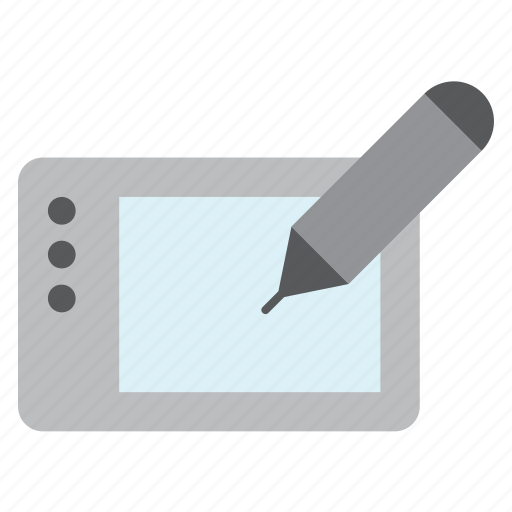 Computer, device, drawing, pad, pen, tablet, technology icon - Download on Iconfinder