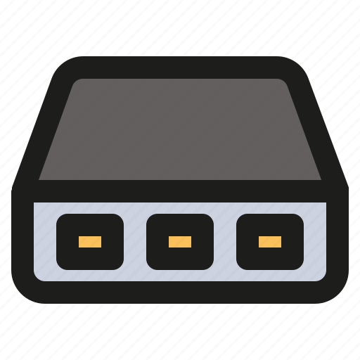 Network, switch, network switch, computer, device, electronics, internet icon - Download on Iconfinder
